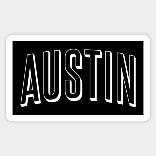 Austin Block Sticker